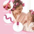 thumbnail image 3 of 30 PCS Flexible Hair Curlers, Flex Rods, Flexible Curling Rod, Flexible Curling Rollers, Curling Rods, Hair Rods for Sleeping Styling Hairdressing, Pink, 3 of 7