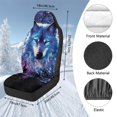 thumbnail image 7 of Uorisanigo Seat Covers for Cars, Trucks, & SUV - Set of 2 Front Seat Covers for Cars - Easy Installation Starry Wolf Seats Protection for SUV Interior Cover & Seats Cover Accessories, 7 of 7