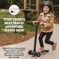 thumbnail image 6 of Kiddietotes Sesame Street 4-in-1 Detachable Scooter Luggage for Kids – Elmo – Ride-On Suitcase with Removable Luggage Body, Adjustable Handlebar, Durable Deck & Brake – Carry-On Travel Bag, 6 of 10