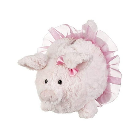 Ganz Baby Girl Pink Tutu 9 inches Portia Ballerina Plush Piggy