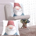 thumbnail image 6 of Standing Cute Gnomes with Red Hat Throw Pillow Covers Pillowcases 20 x 20 Inch Home Decor 2 Packs for Bedroom Sofa, 6 of 6