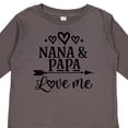 thumbnail image 4 of Inktastic Nana Papa Love Me Grandchild Boys or Girls Long Sleeve Toddler T-Shirt, 4 of 5