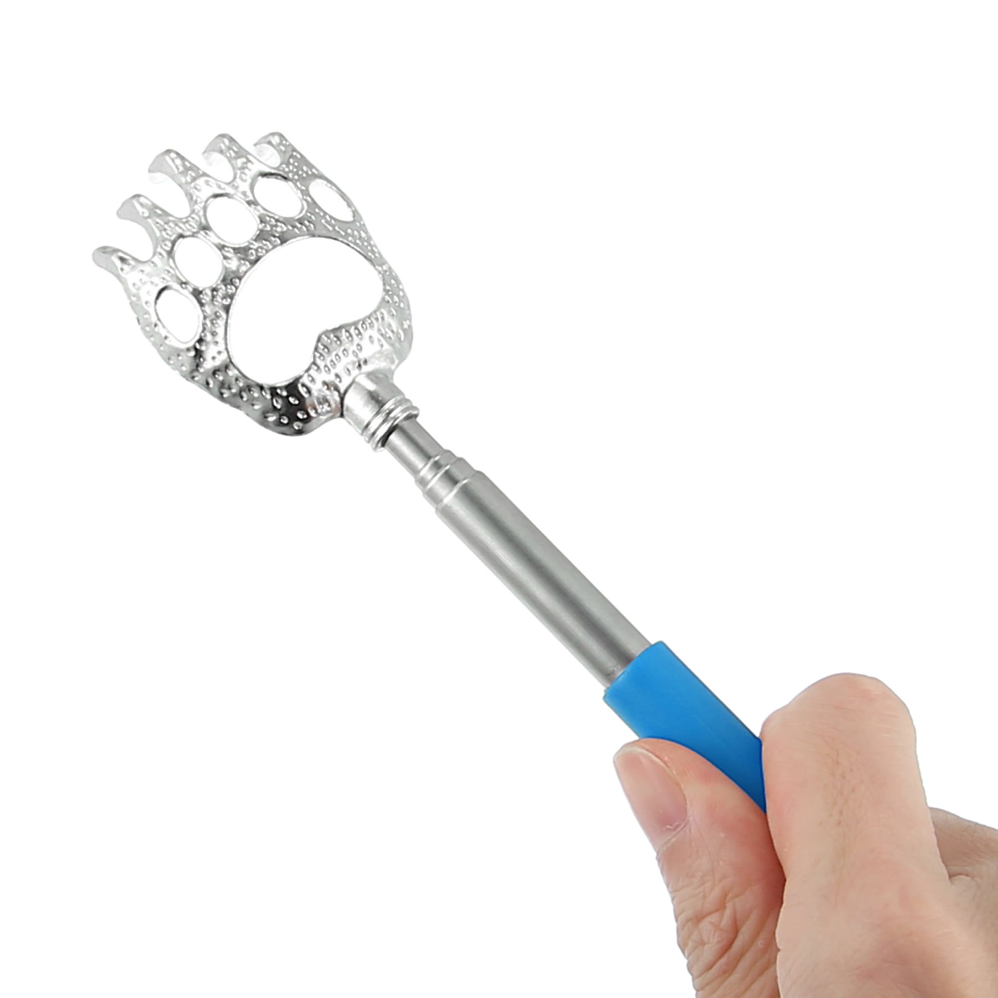 Unique Bargains 2 Pcs Extendable Claw Stainless Steel Blue
