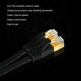 thumbnail image 3 of Cable De Red Cat 7, Cable Retráctil Transmisión De 10 Gbps Cobre Y PVC Ancho De Banda Portátil Plano De Alta Velocidad De 600 MHZ Con Caja De Conexiones Para Computadora De, 3 of 8