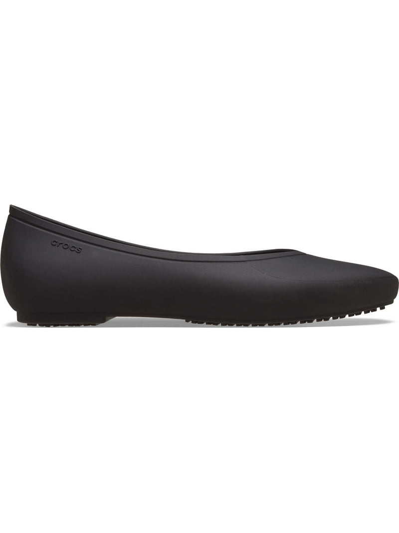 Crocs On The Clock Work Flat | Women's | Black | Size 6 | Flats Crocs On The Clock Work Flat | Women's | Black | Size 6 | Flats