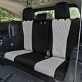 thumbnail image 2 of For Toyota Highlander LE 2020-2024 FH Group Neoprene Custom Fit Waterproof Car Seat Covers  Gray - 3rd Row, 2 of 3