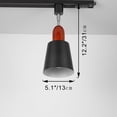 thumbnail image 2 of FSLiving Lampe sur Rail à Cardan de type J, Projecteur de Plafond à Cardan avec Télécommande, Changement de Couleur RVB Réglable Blanc A19 Ampoule Intelligente Mini Coniques Juno Montés sur Rail pour Cuisine Vitrine, Boule Disco, 2 of 9