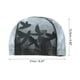 thumbnail image 4 of Gorro de Natación Durable 1 Pc para Adultos Negro Gris, 4 of 6