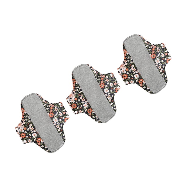 Almohadillas Menstruales Reutilizables, Altamente Absorbentes, 3 Piezas, Almohadillas Menstruales De Tela Lavables De Fácil Limpieza Para Uso Diario Para Mujeres
