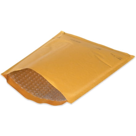 #000 HEAT SEAL KRAFT BUBBLE LINED MAILERS CASE OF 500 4 x 8 FREE SHIPPING 