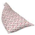 thumbnail image 2 of Flamingo Lounger Chair Bag, Tropical Birds with Blossoming Flowers on Back, High Capacity Storage with Handle Container, Lounger Size, Pale Pink Mint Green, by Ambesonne, 2 of 5