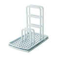 thumbnail image 7 of LUDLZ Kitchen Sponge Holder Polypropylene Sink Caddy with Drain Pan, 317, 7 of 7