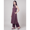 thumbnail image 3 of Phagun Women's Printed Rayon A-Line Kurta Pant Set, 3 of 5
