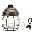 thumbnail image 1 of Linterna LED para acampar, estilo Retro, portátil, recargable para exteriores, luces para acampar en casa, acampar al aire libre, emergencia, cobre, 1 of 5