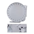 thumbnail image 3 of Estante giratorio sin perforaciones Colgante de pared Estante de almacenamiento de cocina Baño Organizador de esquina de inodoro kenally HA001678-00B, 3 of 7