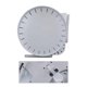 thumbnail image 3 of Estante giratorio sin perforaciones Colgante de pared Estante de almacenamiento de cocina Baño Organizador de esquina de inodoro Sweethay HA001678-00B, 3 of 7