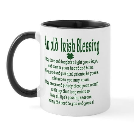 

CafePress - Old Irish Blessing Mug - 11 oz Ceramic Mug - Novelty Coffee Tea Cup