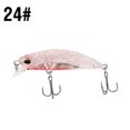 thumbnail image 1 of \ [Value Choice] 1 Señuelo De Pesca De 35 Colores 5g/5cm Hundimiento Minnow 3D Ojos Láser Trolling Plástico Buzz Bait Con 2 Trible Gancho, 1 of 4