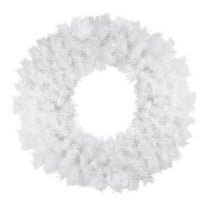 36 in. Unlit Spruce Artificial Christmas Wreath, Icy White
