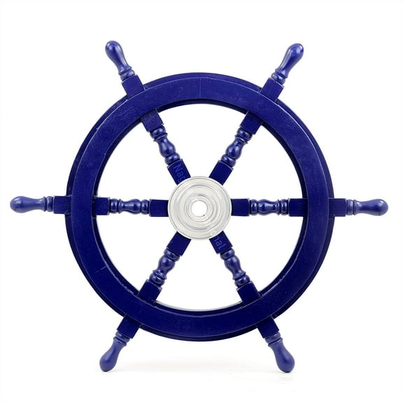Nagina International Nautical Home Decorative Painted Ship Wheels - Home Decor