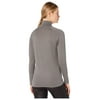 NIC+ZOE Metallic Turtleneck Earl Grey