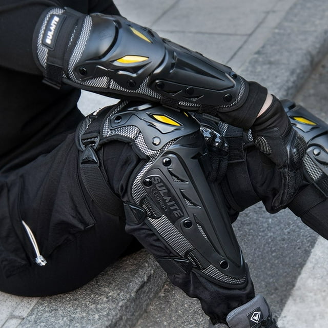 Protection de Moto Genou PP Protection de Coude de Moto pour Conduite Tout-Terrain