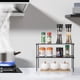 thumbnail image 3 of Mimifly Estantería Organizador de Despensa Apilable y Extensible, Paquete de 2 para Cocina, Baño, Armario, Lavadero, 3 of 6
