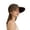 Coffee, variant on Sun Visor Hats for Women Solid Color Large Brim Sun Hat Outdoor Travel Cycling Hat Sun Protection