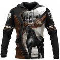 thumbnail image 4 of Sudadera con capucha de moda para hombre con estampado de caballo animal, sudadera con capucha de montar a caballo con estampado 3D, sudadera deportiva retro de manga larga para otoño y exterior, 4 of 5