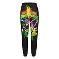 thumbnail image 3 of Power Rangers Women's Jogger Track Pants Print Drawstring Lounge Sweatpants Casual Trousers for Yoga, Workout S, 3 of 7