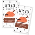 thumbnail image 3 of Lashicorn Lets Get Basted Thanksgiving Holiday Gift Tags Cards  30 pk, 2x3.5 Turkey Alcohol Basket to Put on Front Porch Friendsgiving Youve Been Booed Thanksgiving Game for Friends, 3 of 6