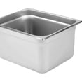 thumbnail image 5 of TrueCraftware- Half Size 6" Deep Stainless Steel Anti-Jamming Steam Pan 24 Gauge- Steam Food Pan Anti-Jam Steam Table Hotel Pan for Restaurant Family Events Personal Catering Use, 5 of 6