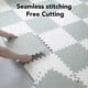 thumbnail image 2 of Cotton Linen Interlocking Mat Thicken Soundproofing Cuttable Patchwork Puzzle Foam Floor Mat for Home Bedroom Purple, 2 of 4