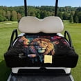 thumbnail image 2 of Whosucclay Lion Galaxy Art Folding Golf Cart Seat Covers 4 Pockets Club Car Seat Cover Protector, Golf Cart Seat Covers for Ezgo TXT RXV 2-Person Carts, 2 of 9