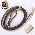 thumbnail image 4 of VanEnjoy Full Grain Leather Adjustable Replacement Cross Body Purse Shoulder Strap, 1/2â€ Width, Adjustable Length 25â€-51â€ (Gold), 4 of 4