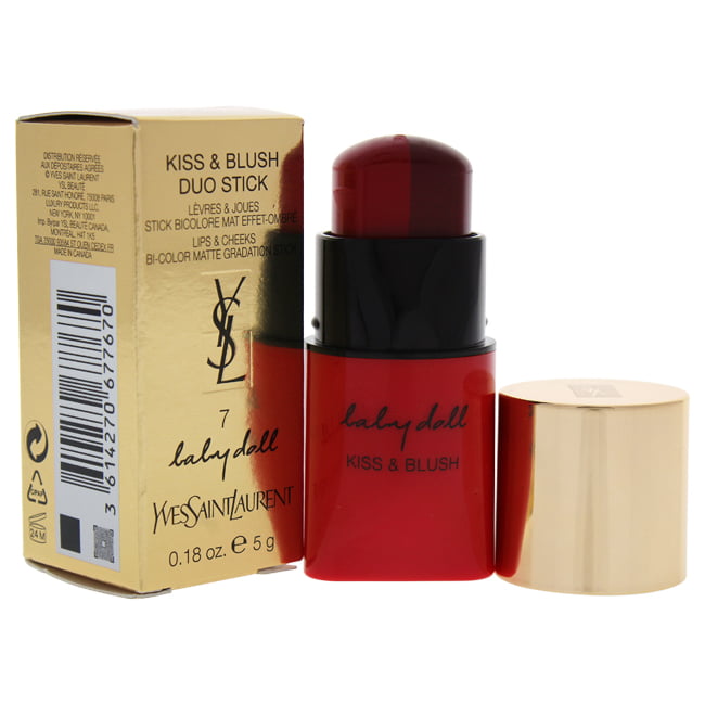 Yves Saint Laurent Baby Doll Kiss  Blush Duo Stick - # 7 From Mild To  Spicy 0.18 oz Balm - Walmart.com