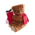 thumbnail image 2 of Plush Christmas Bear Hanging Ornament,Soft Stuffed Holiday Pendant with Hanging Loop,Indoor & Outdoor Decor for Christmas Tree,Front Door,Mall Scene And Seasonal Gift Selection, 2 of 8