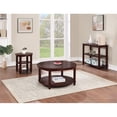 thumbnail image 2 of Scranton & Co 3-Shelf Console Table in Espresso Solid Wood Finish, 2 of 8