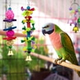 thumbnail image 6 of ZITA ELEMENT Bird Toys 8 Pack Parrot Toys for Small Parakeets Cockatiels Conures Finches Swing Chewing Hanging Bell Cage Hammock Toy, 6 of 8