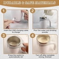 thumbnail image 3 of Self Stirring Mug,Rechargeable automatic magnetic Self stirring coffee mug,Rotating Home Office Travel Mixing Cup,To Stir Coffee, Chocolate, Milk, Protein Great For Office, School, Gym, 3 of 4