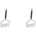 thumbnail image 3 of stanreset Kitchen Stainless Salad Potato Vegetable Masher Gadgets Ricer Press Utensils NE 25*9.5 cm 2PCS, 3 of 6