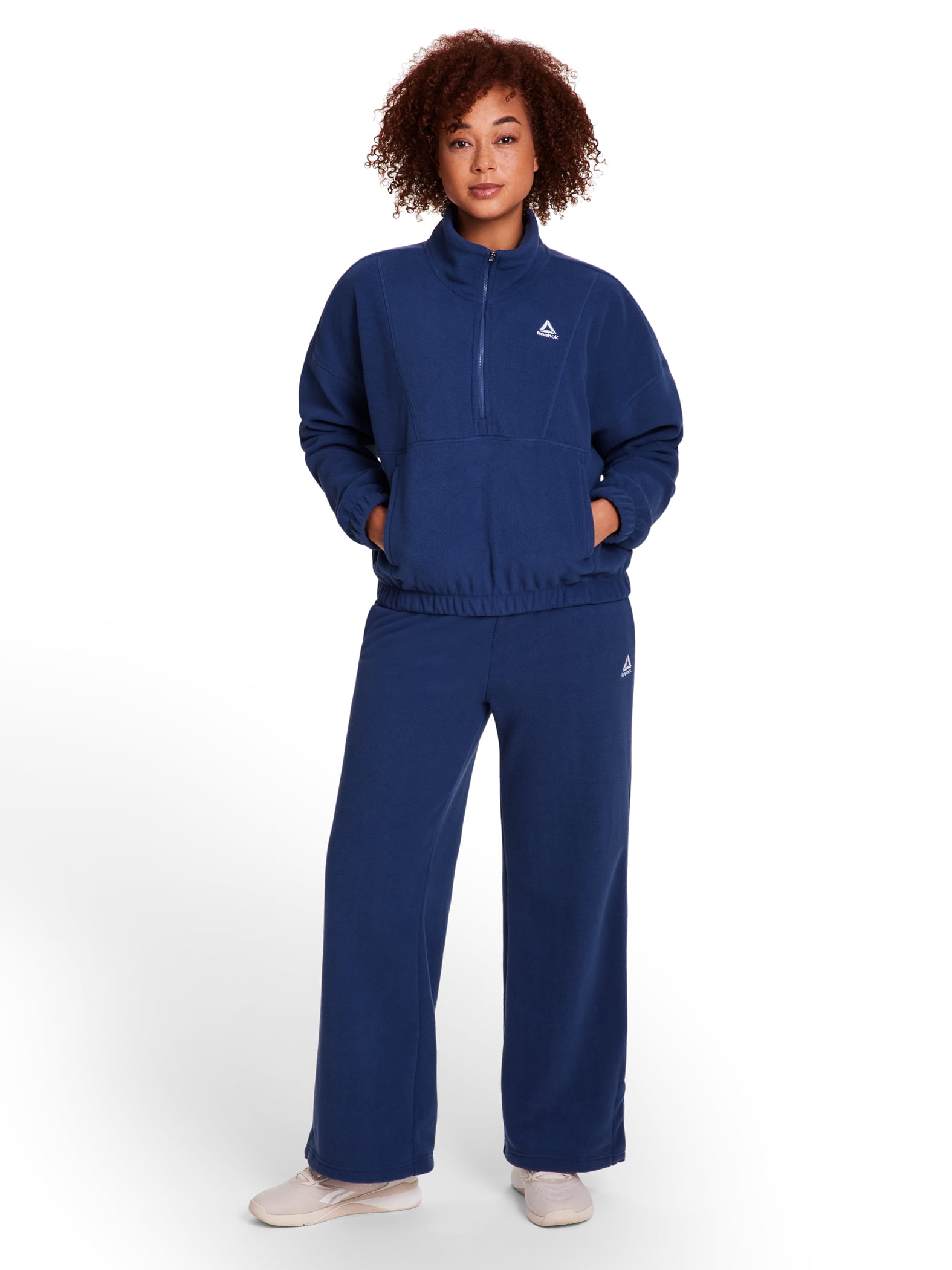 Reebok Women's and Women's Plus Cozy Half Zip Pullover, Sizes XS-4X