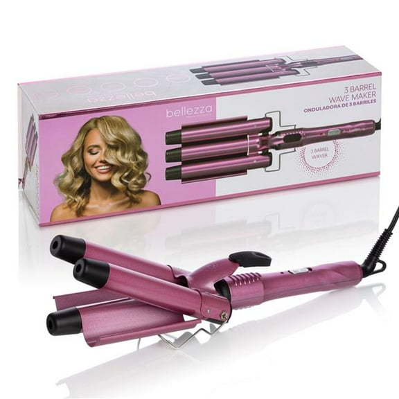 Bellezza Bellezza | 3-Barrel Waver | Blush Pink