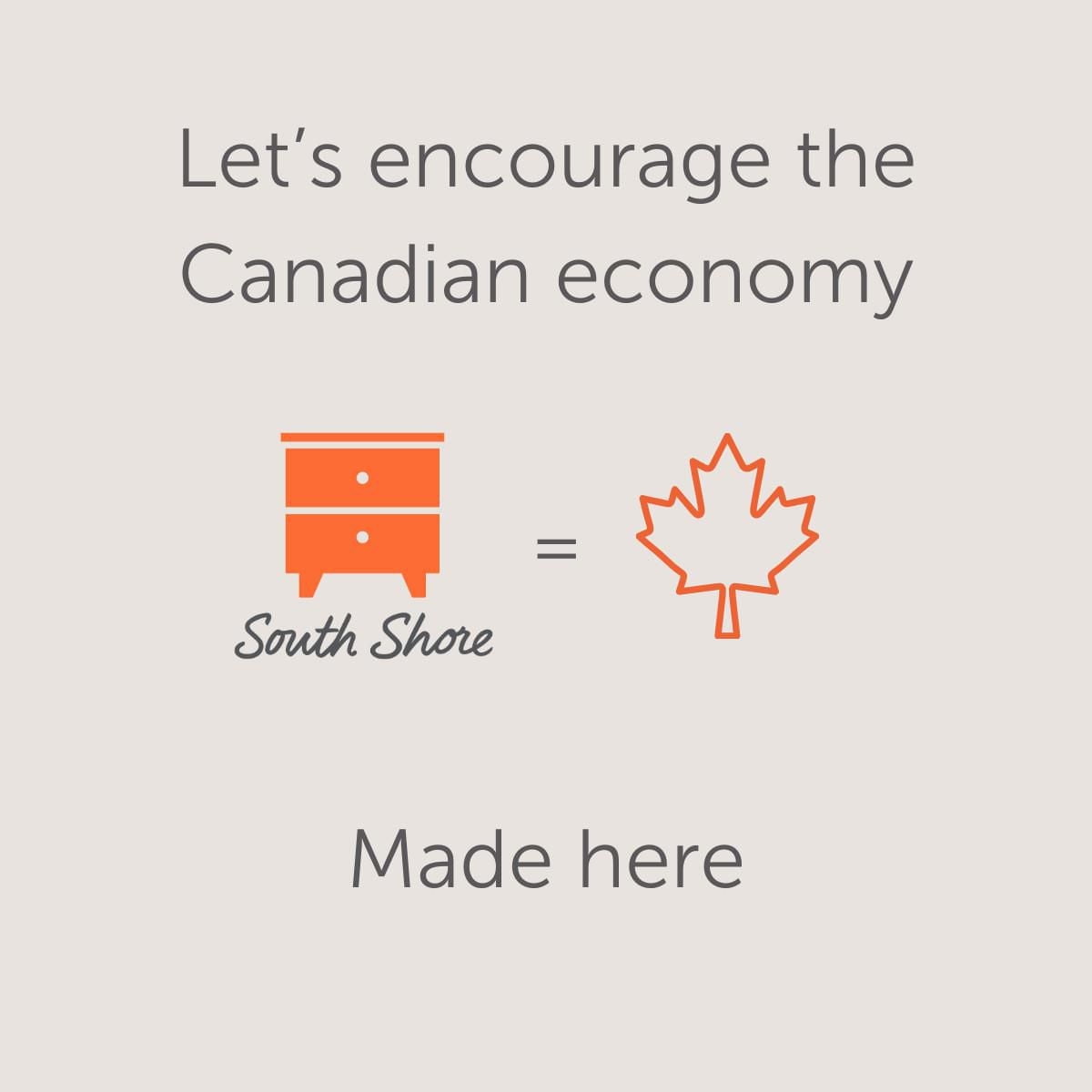 Southshore Myro Îlot de cuisine avec porte et tiroirs