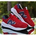 thumbnail image 3 of New Balance 57/40 Men’s Size 12 Team Red Navy Blue Custom M5740MC1, 3 of 6