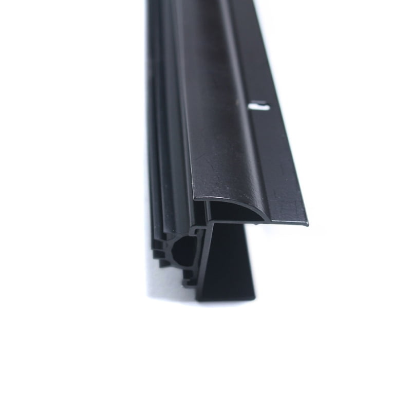 M-D Building Products 80630 Vinyl and Aluminum Bronze U-Shaped Under Door Seal Sweeps