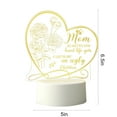 thumbnail image 3 of SHENGXINY Home Decor Clearance Mother'S Day Gift-Led Acrylic 3D Mother'S Day Greeting Gift Light, Acrylic Greeting Mother'S Day Gift Atmosphere Light (White Warm Light), 3 of 6