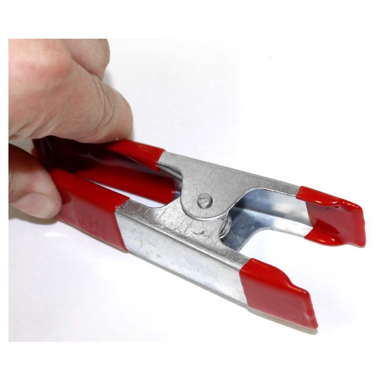 Metal A-Shaped Spring Clamps For Woodworking – 2-Pack, 4-Inch, Powerful Grip With Rubber Pads, Multi-Use For DIY, Photography, And Shop
