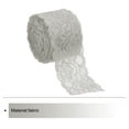 thumbnail image 3 of Unique Bargains Lace Trim 10 Yards 2 Inch Flower Elastic Lace Ribbons for Package Decoration Wedding Headbands Light Gray, 3 of 5