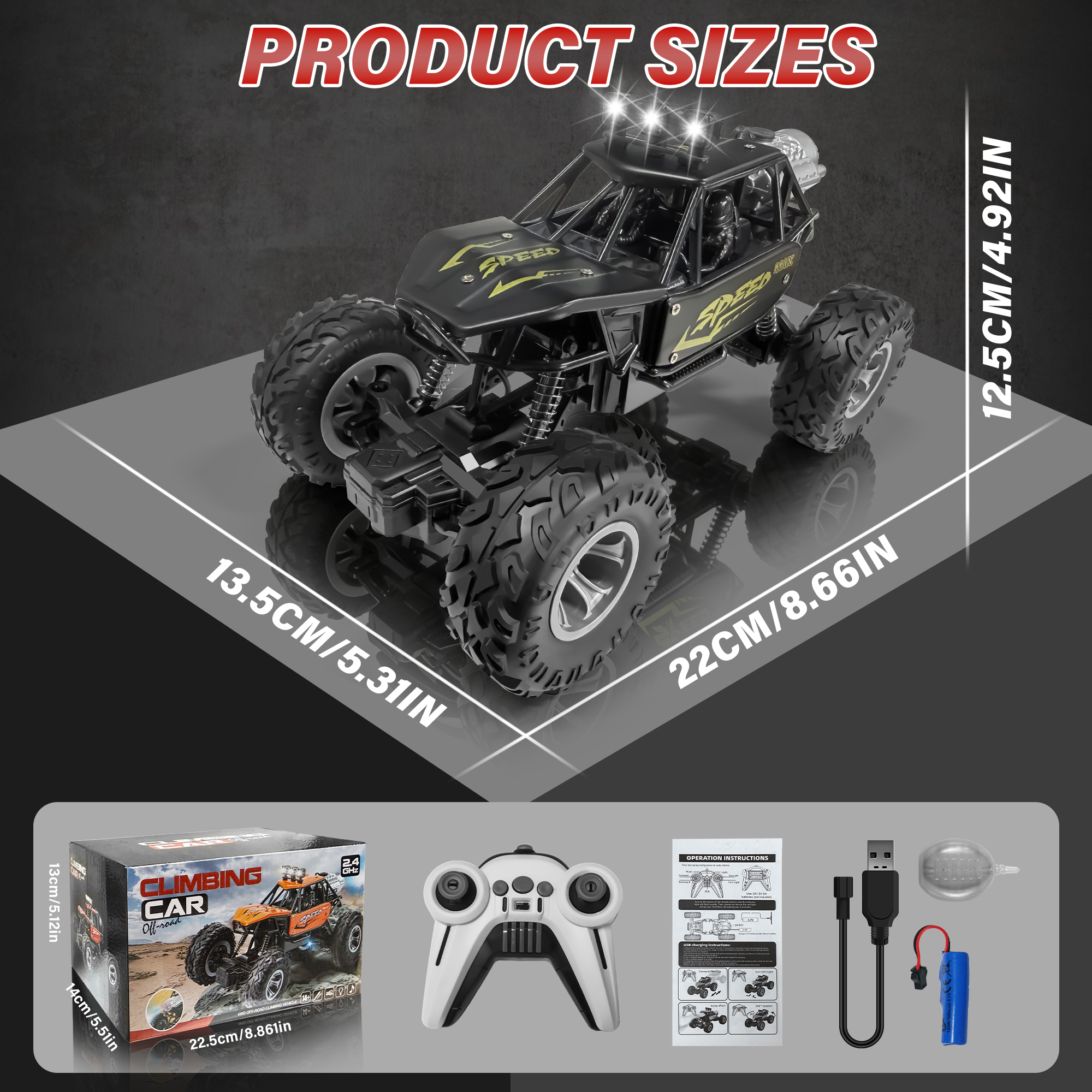 MAXKY 1:20 Four-Wheel Drive RC Off-Road Truck photo 4